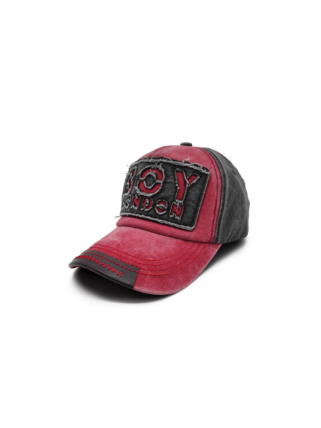 

JENNA Unisex Embroidered Baseball Cap, Red