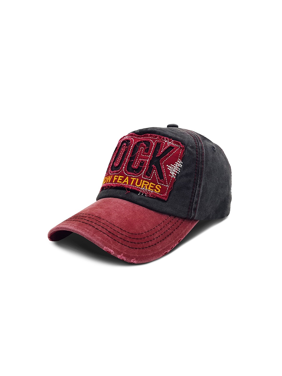 

JENNA Men Embroidered Baseball Cap, Red