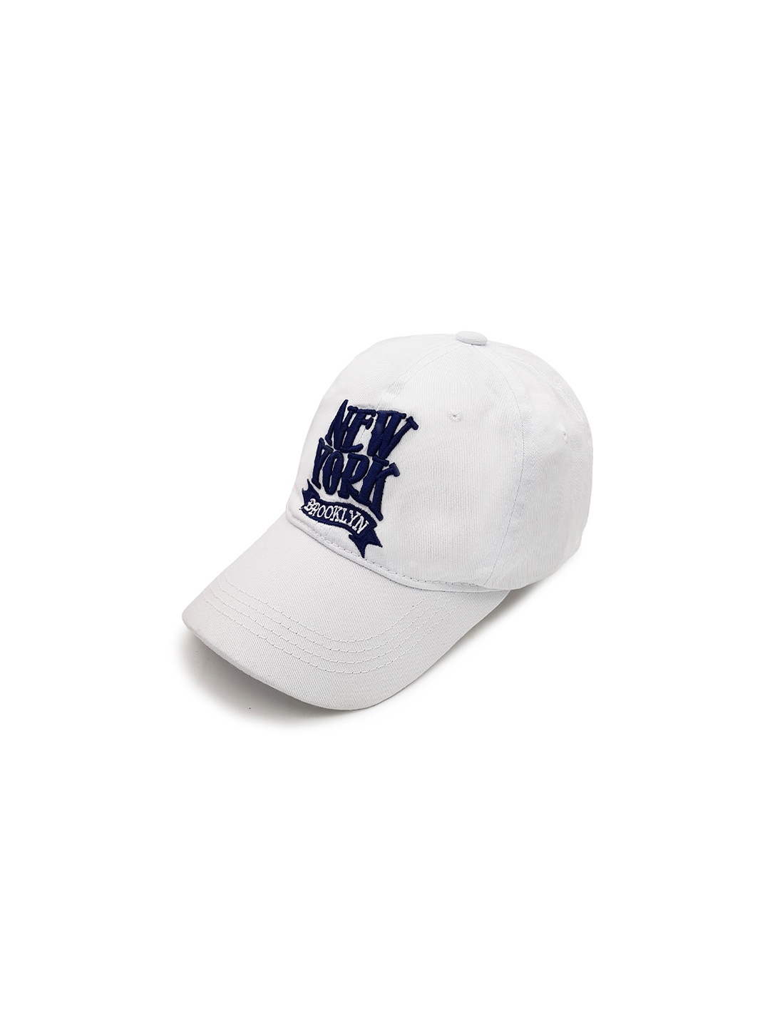 

JENNA Men Embroidered Baseball Cap, White