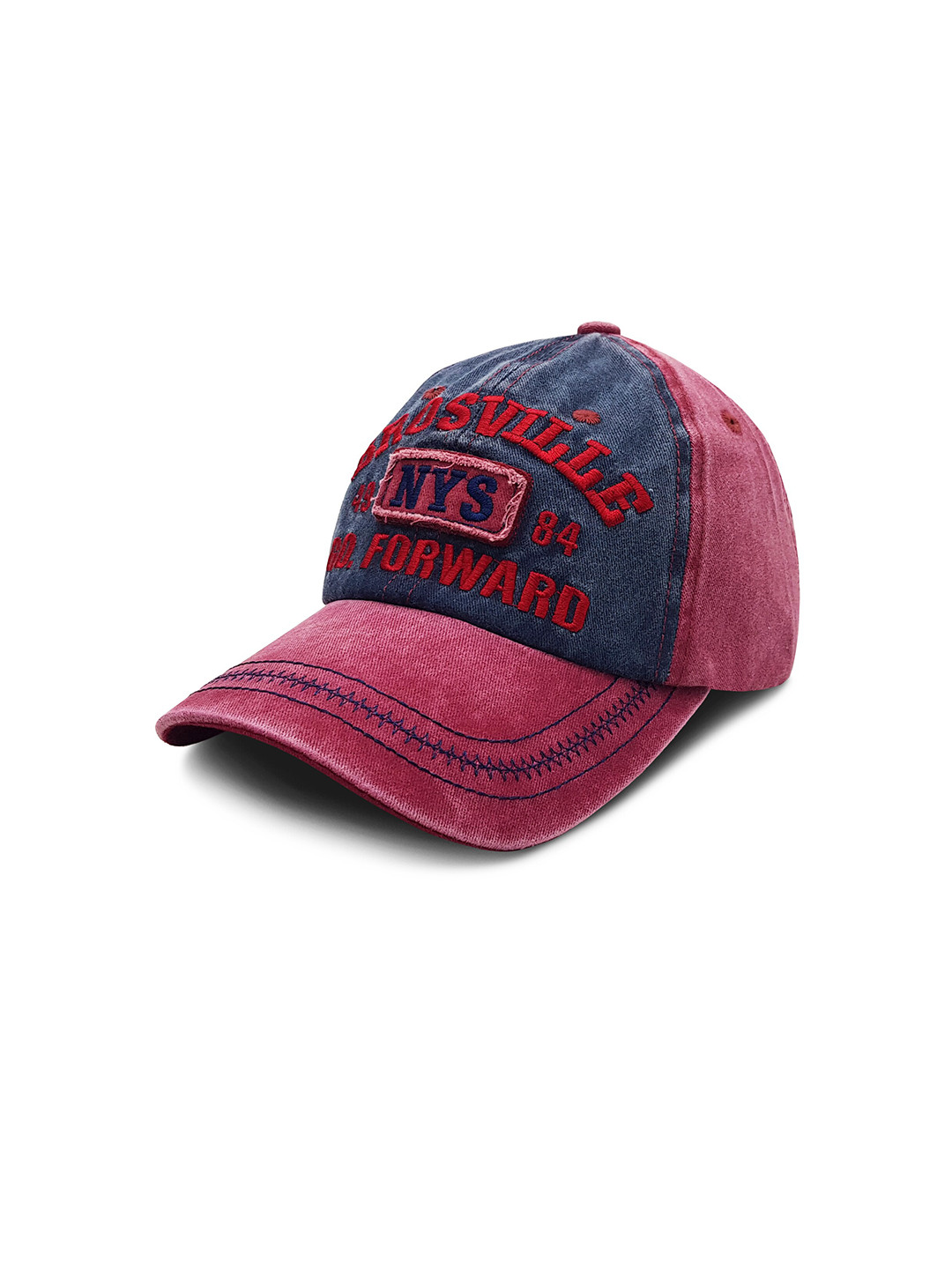 

JENNA Men Embroidered Baseball Cap, Red