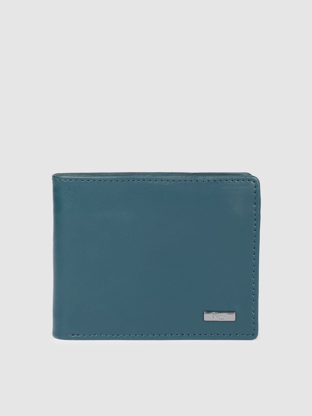 

Baggit Men Solid Two Fold Wallet, Teal