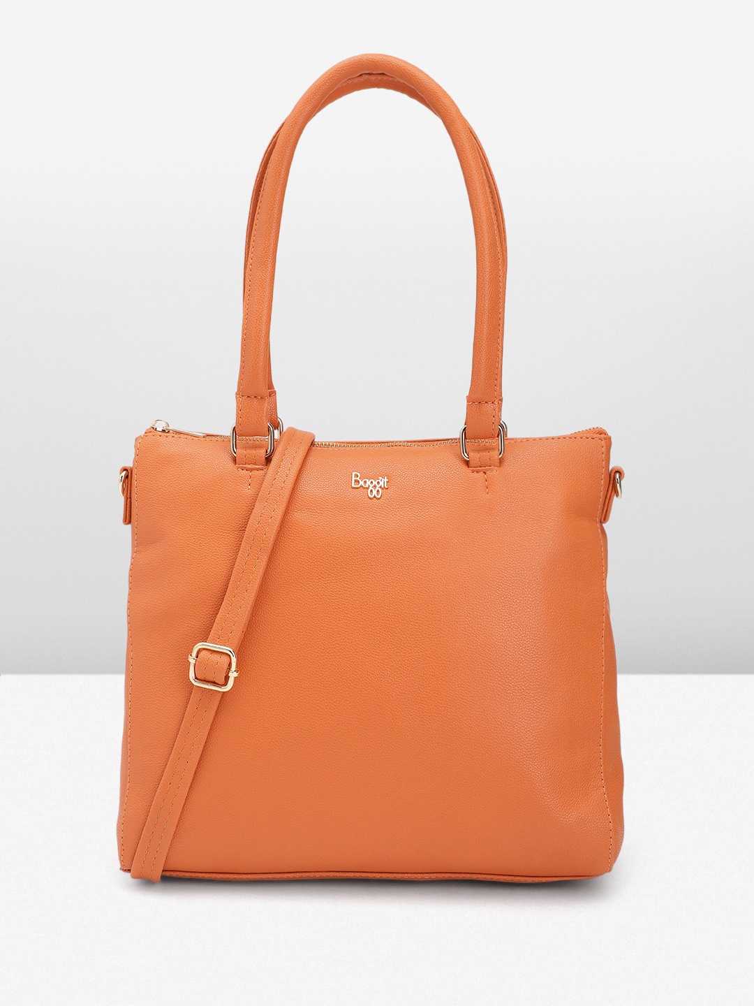 

Baggit Women Solid Shoulder Bag, Orange