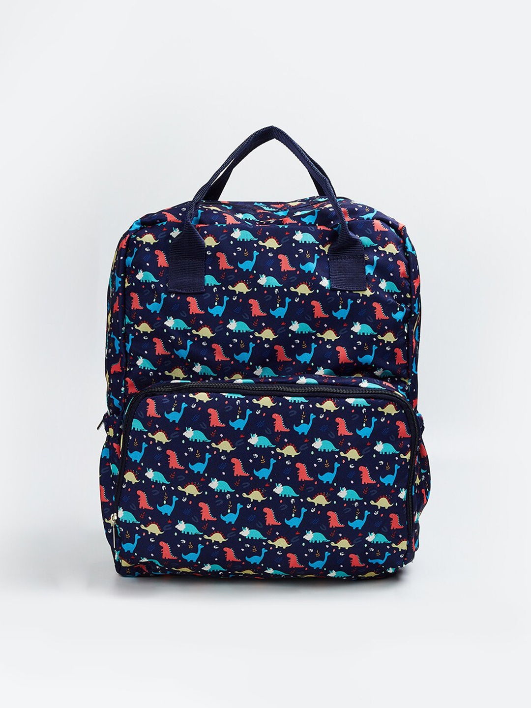 

max Women Graphic Printed Backpack, Blue