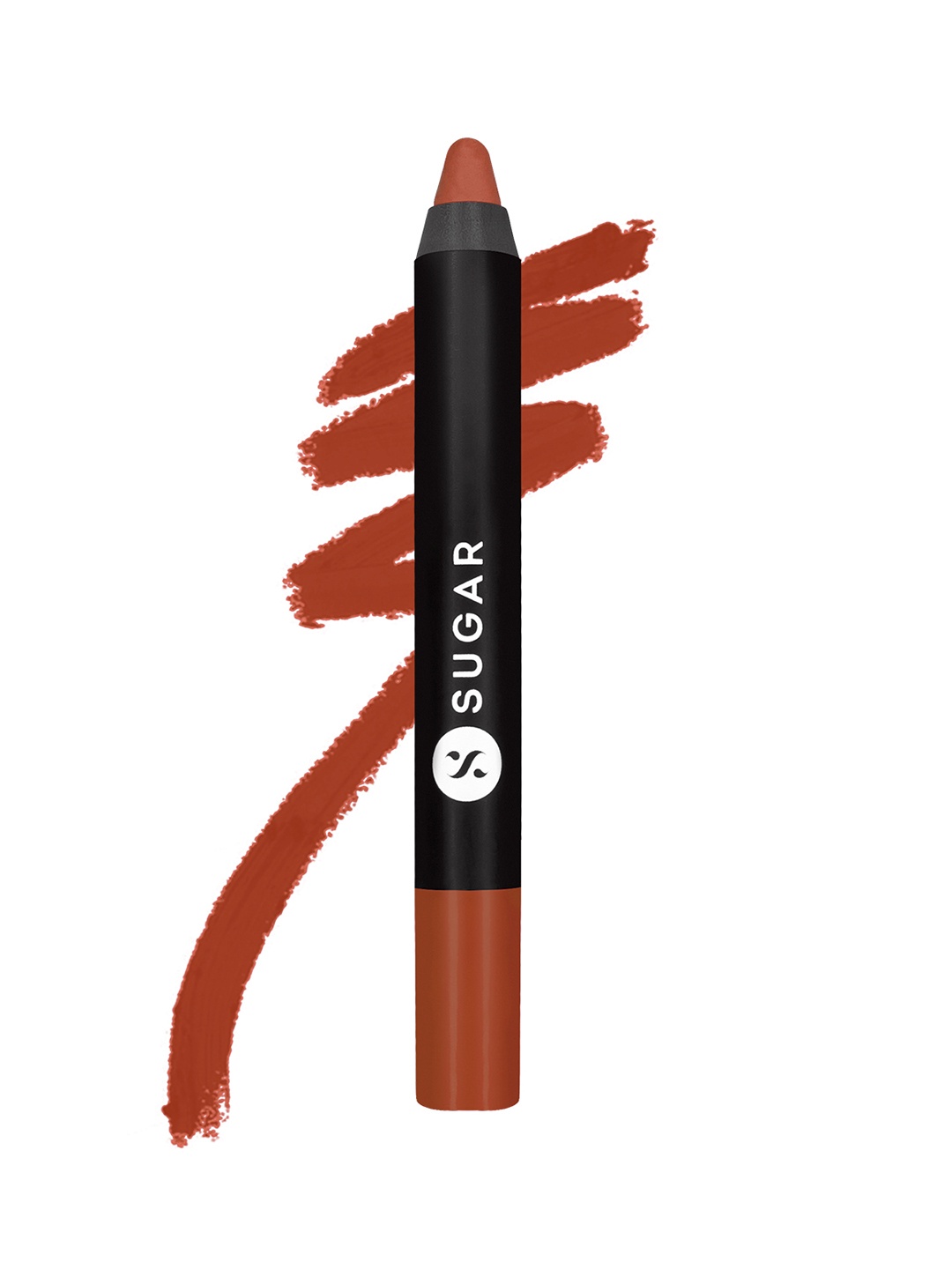 

SUGAR Matte As Hell Crayon Lipstick with Sharpener - Claire Underwood 16, Rust