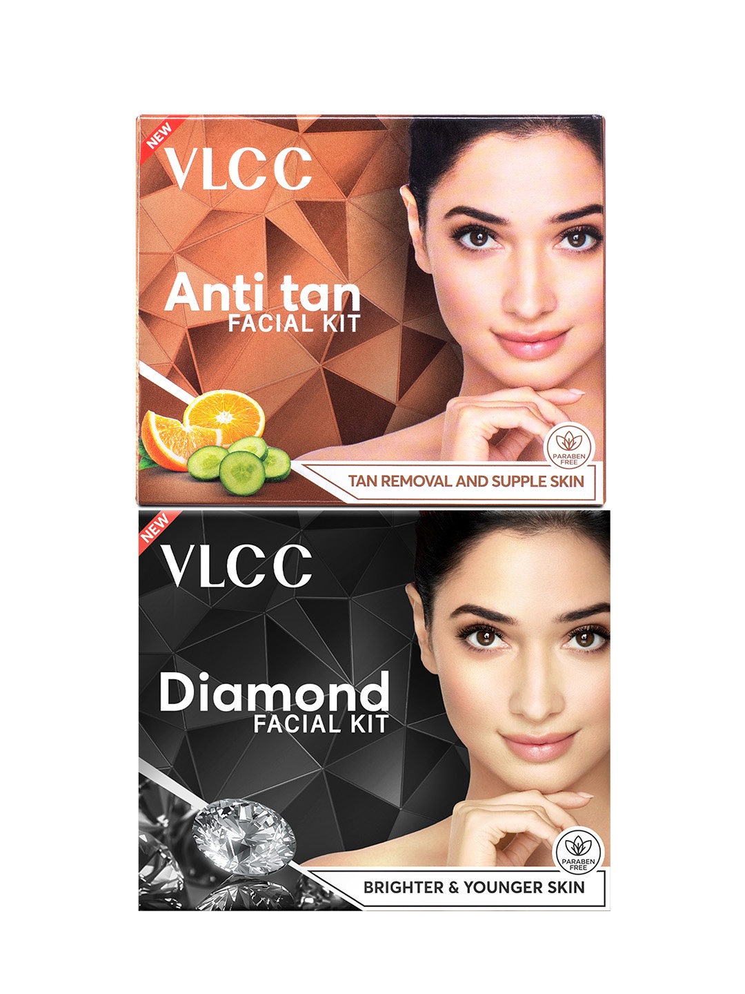 

VLCC Set of Diamond Polishing & Anti-Tan Single Facial Kit, Black