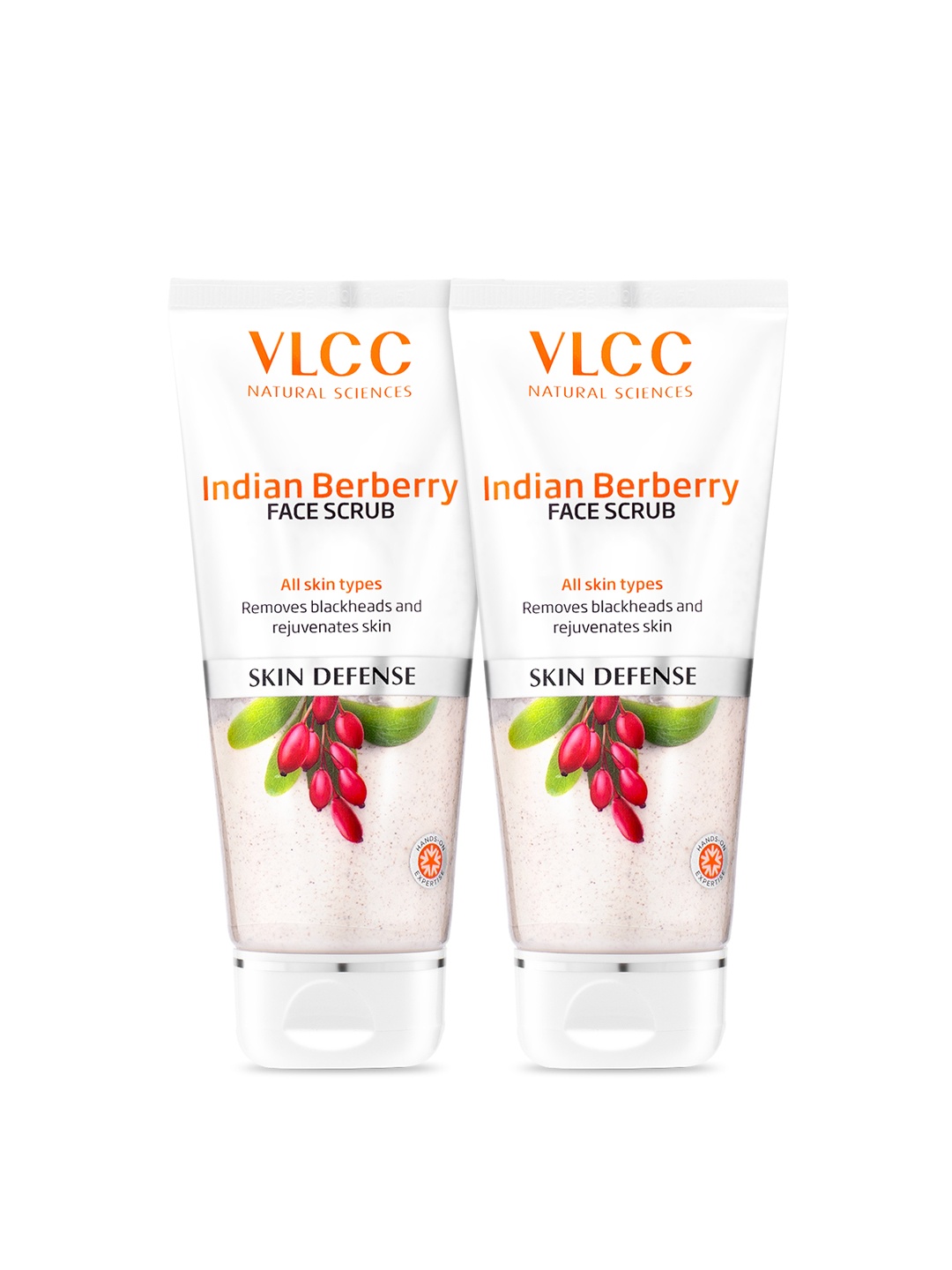 

VLCC Set of 2 Skin Defense Indian Berberry Face Scrub - 100 g each, White