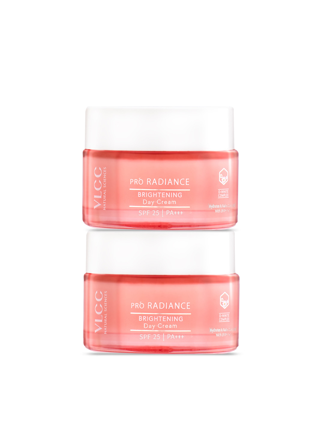 

VLCC Set of 2 PRO Radiance Brightening SPF25 Day Cream with Mulberry - 50g each, Pink