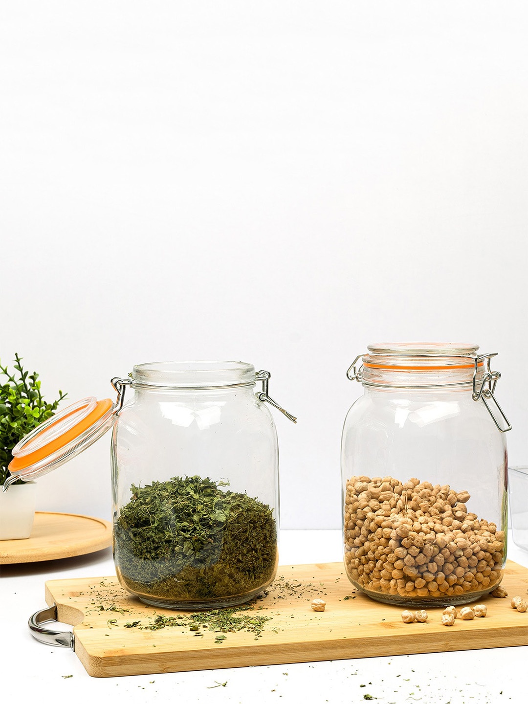 

Anko Transparent Clip Glass Jar - 1.5 L