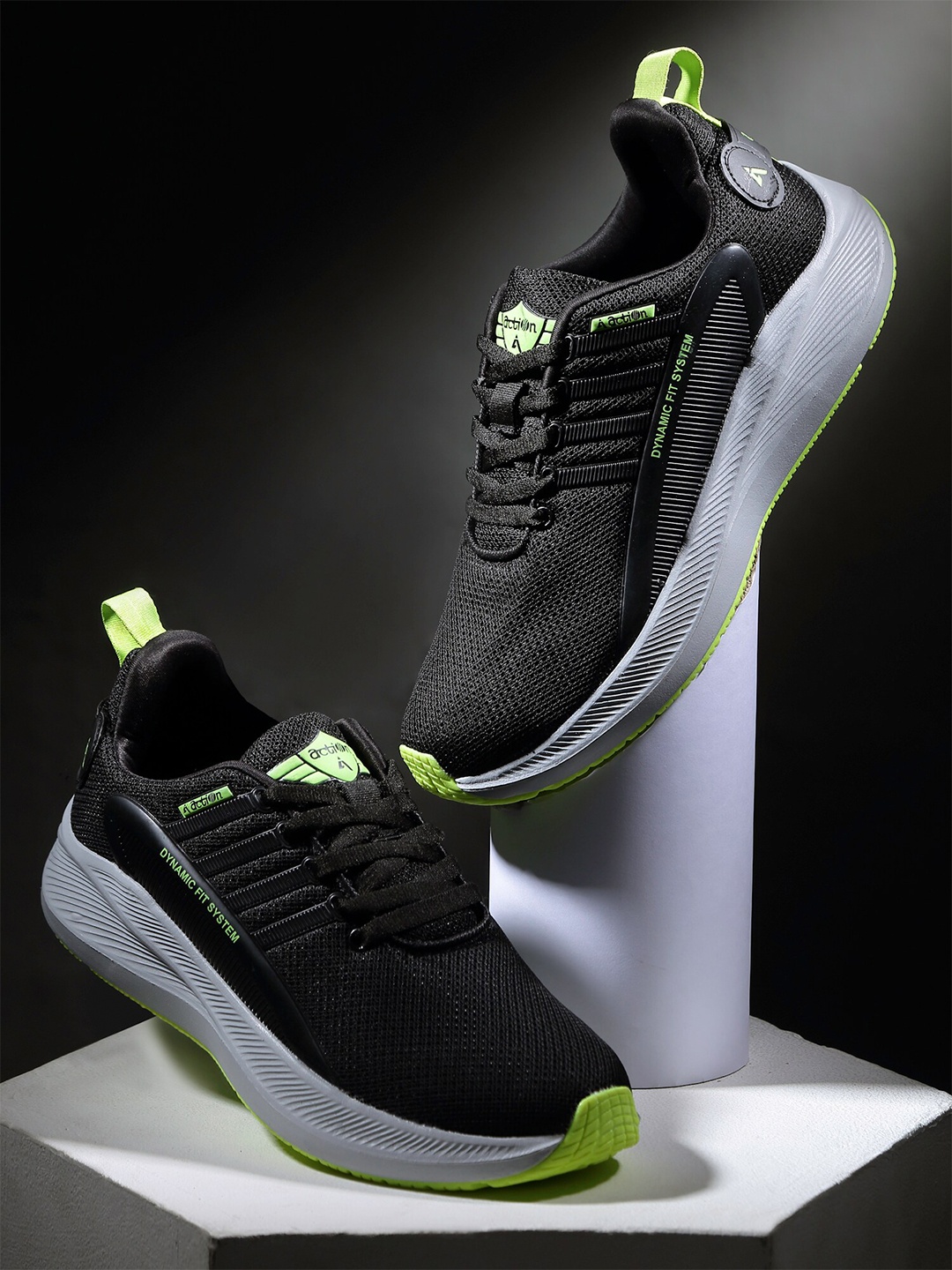 

Action Men Abzorb Technology Lightweight Running Shoes, Black