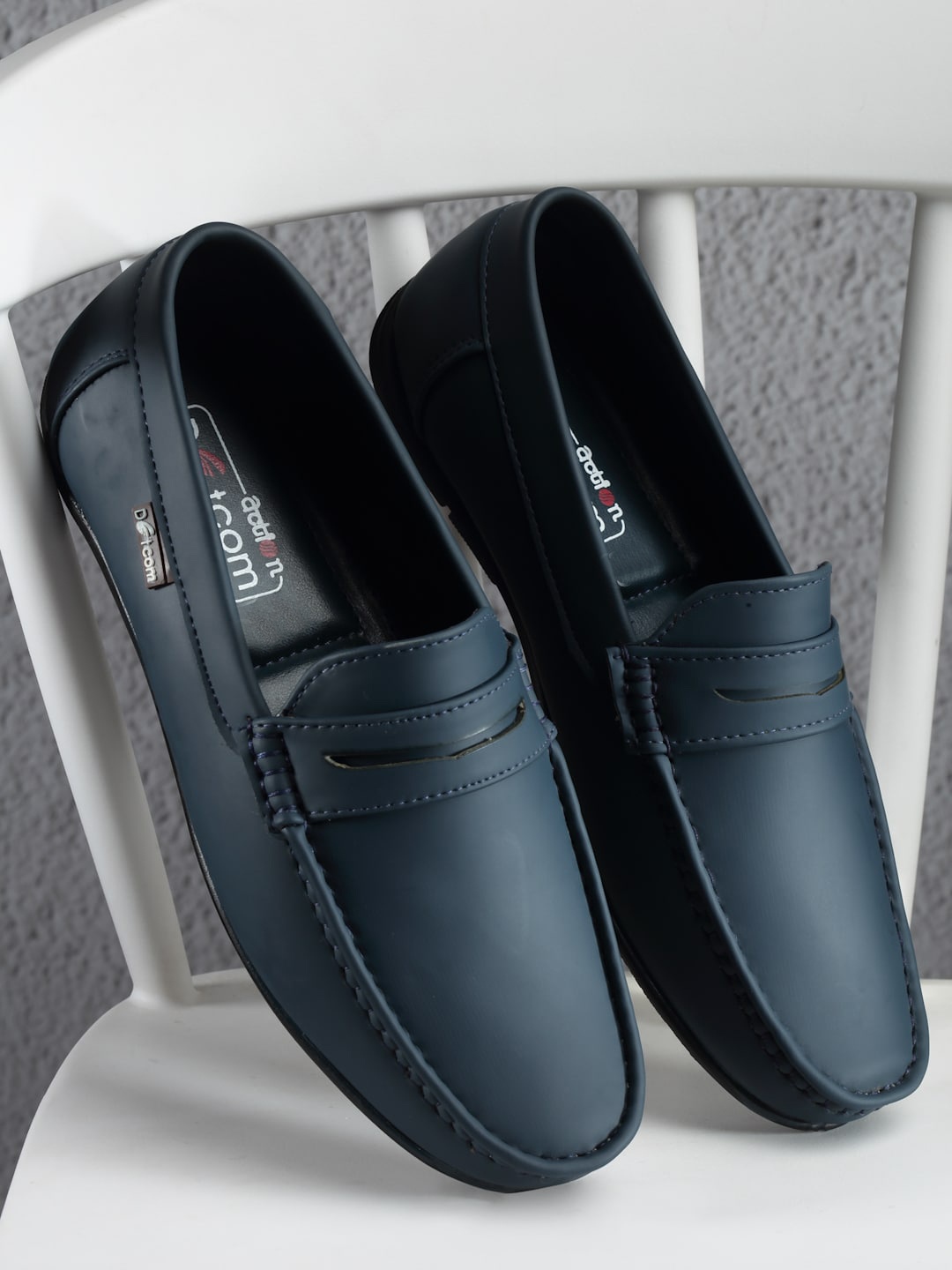 

Action Men Dotcom DRIVE-62 Lightweight Comfort Insole Penny Loafers, Navy blue