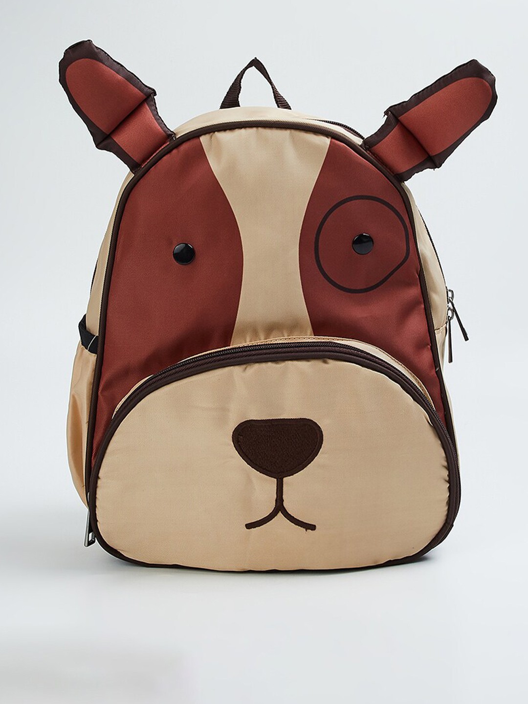 

max Boys Colourblocked Dog Backpack, Brown
