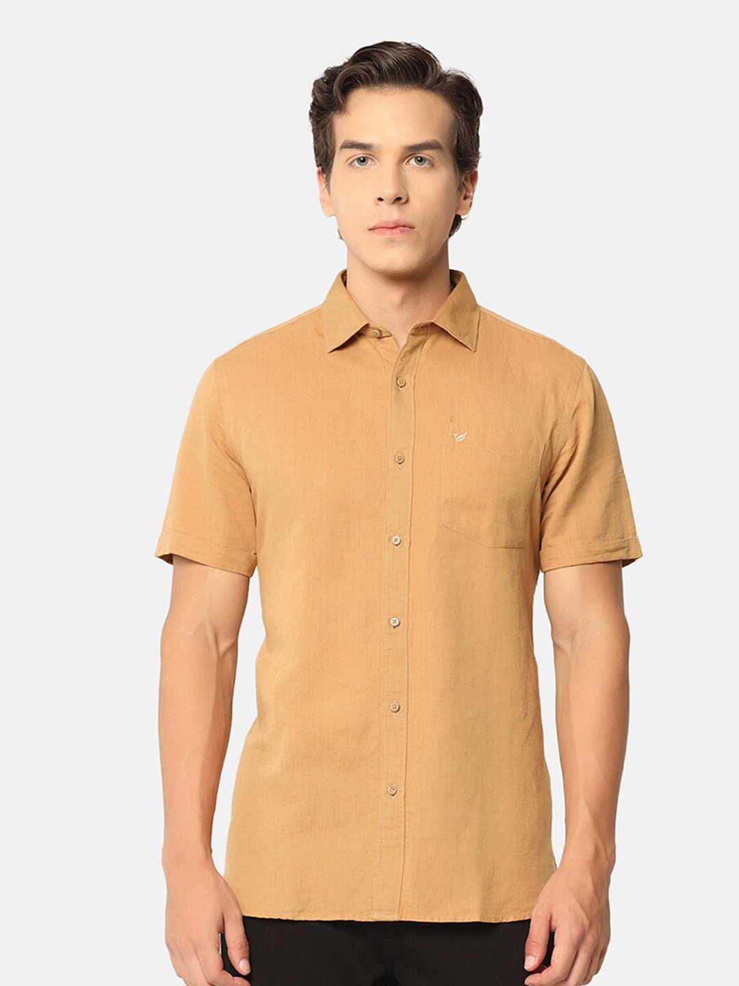 

Blackberrys India Slim Fit Casual Shirt, Beige