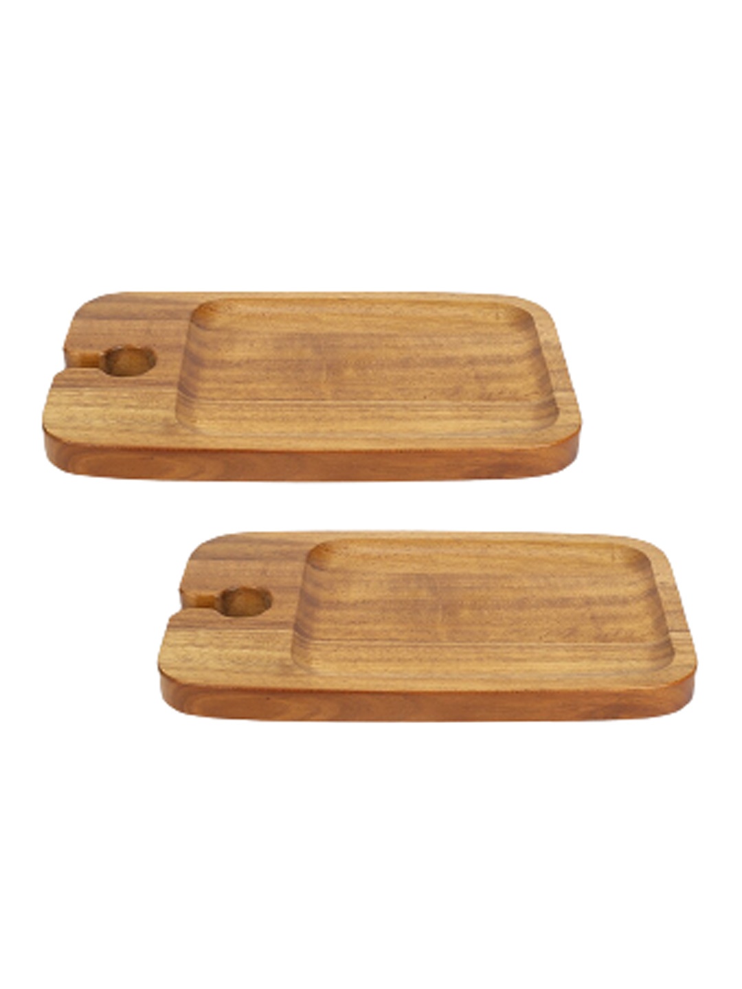 

Anko 2Pcs Brown Mini Boards & Wine Holder