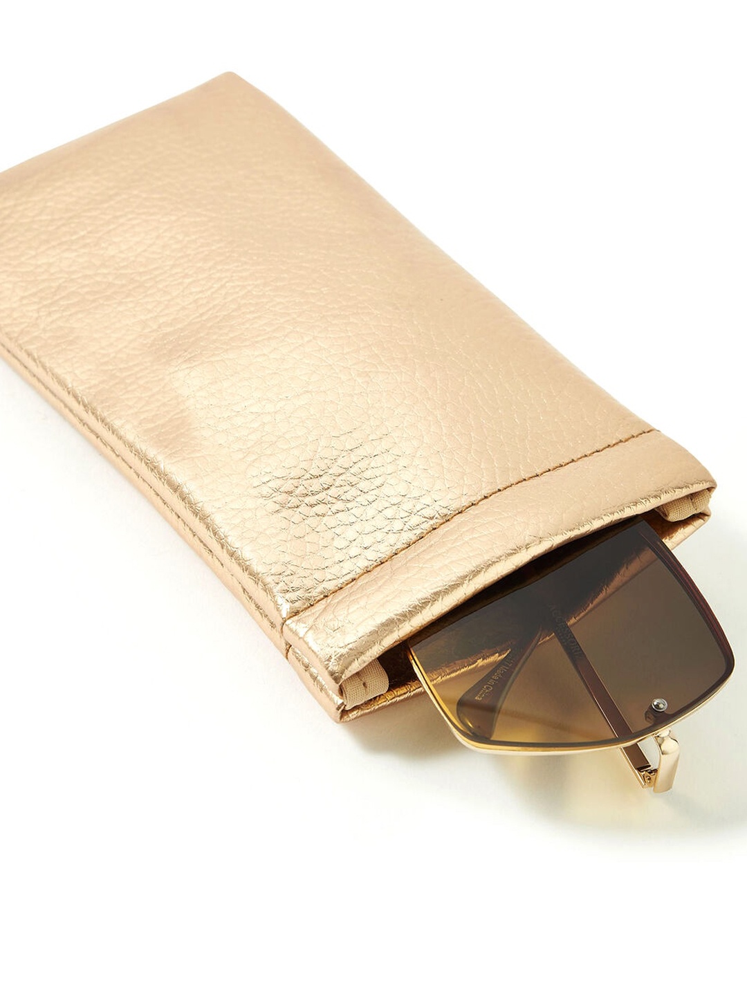 

Accessorize London Women Soft Sunglasses Pouch, Gold