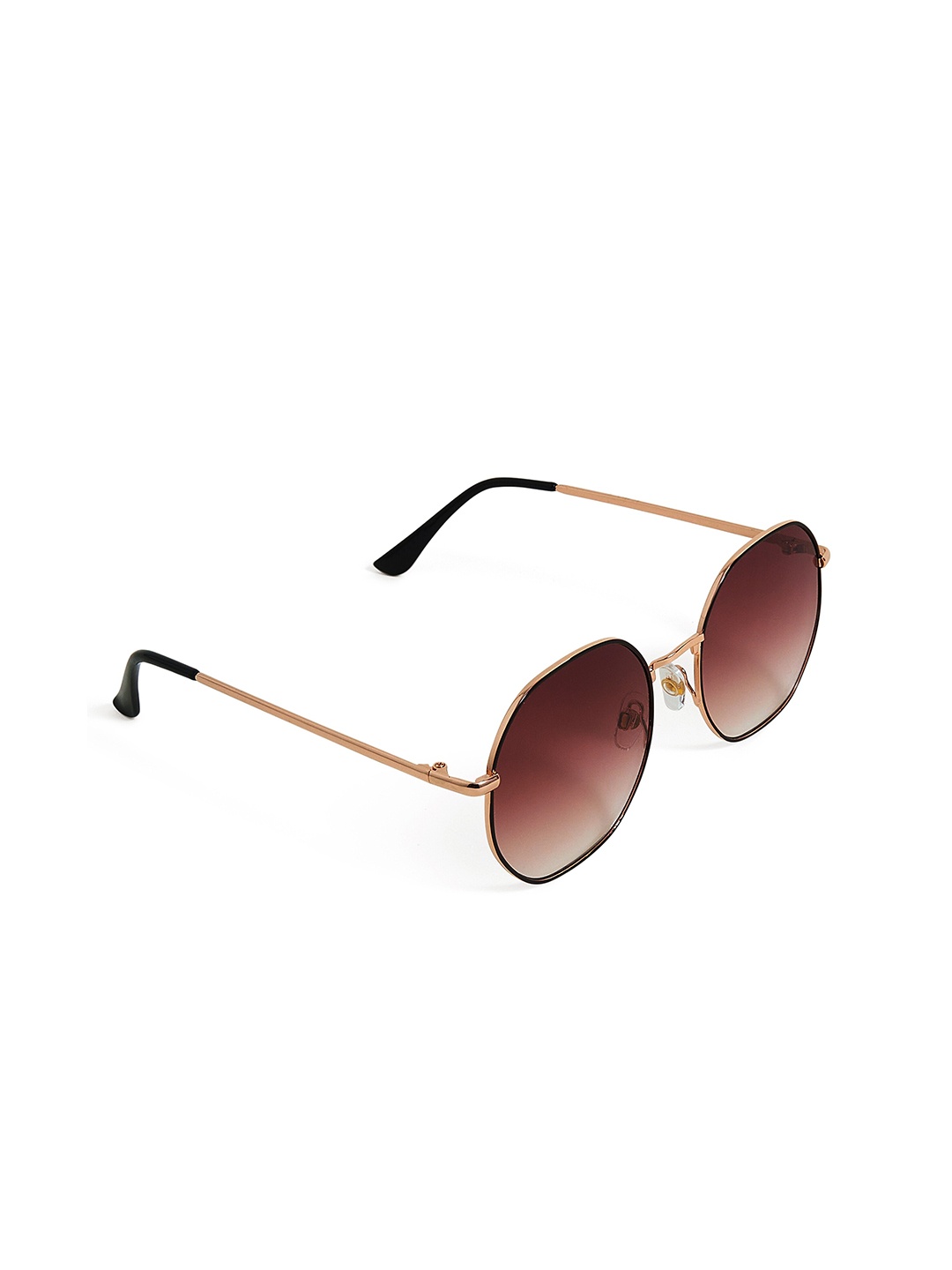 

Accessorize London Women Ombre Lens Round Runglasses, Brown
