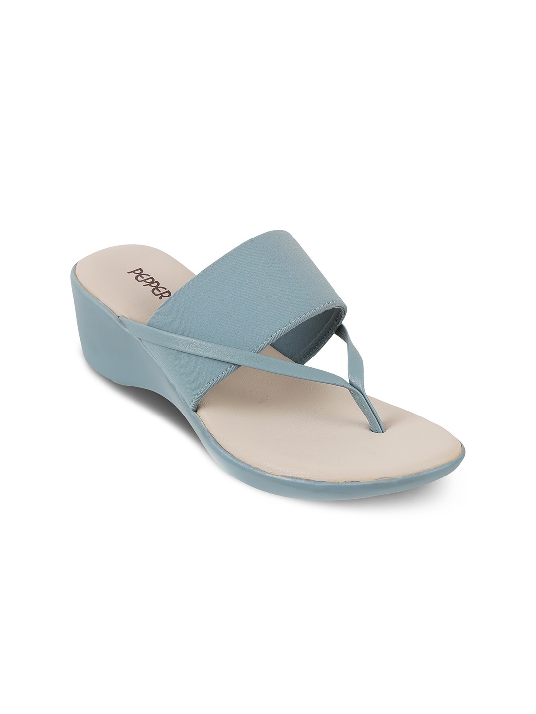 

PEPPER Open Toe Wedges, Blue