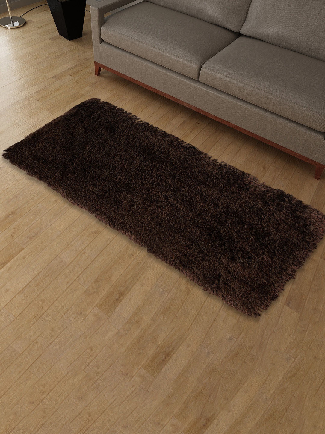 

Home Centre Colour Refresh Brown Self-Design Carpet