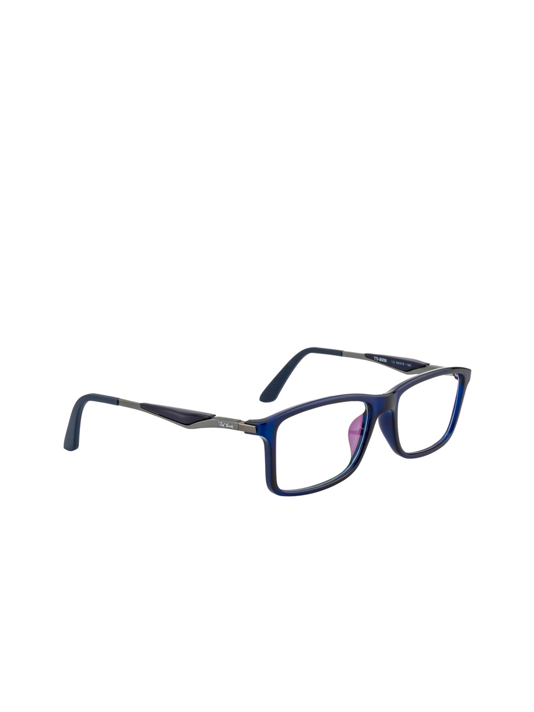 

Ted Smith Unisex Blue Solid Full Rim Wayfarer Frames