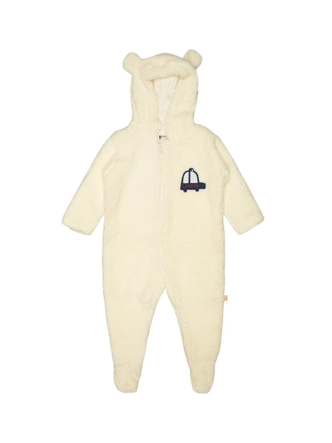 

Bodycare Infant Boys Hooded Sleepsuit, White