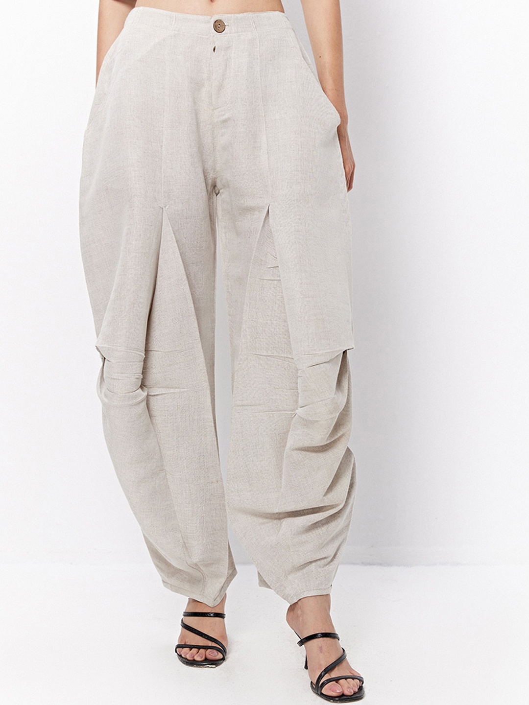 

Ancestry Women Dhothi Pants, Grey