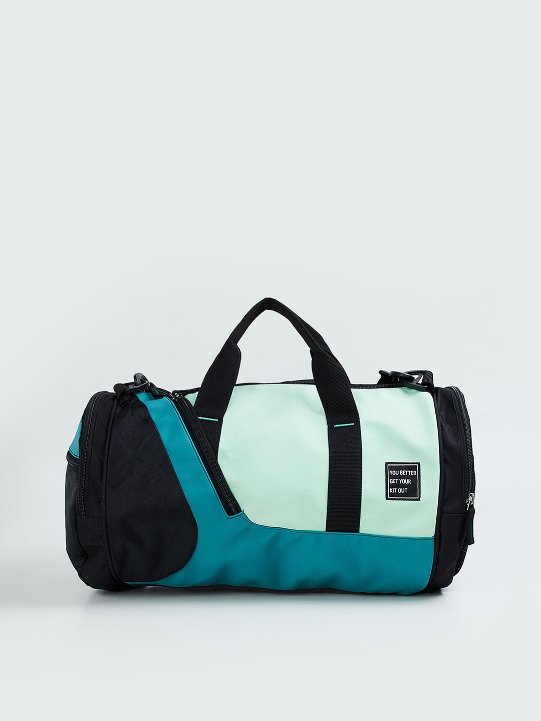 

max Colourblocked Small Duffel Bag, Green