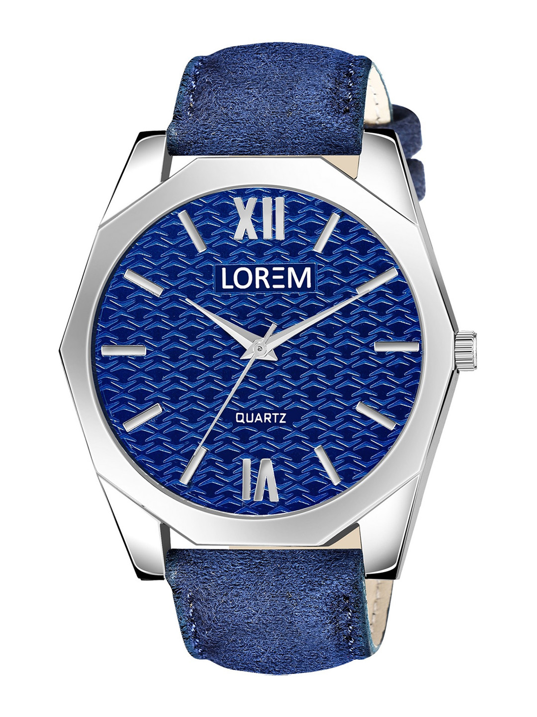 

FERRIZZO Men Textured Dial & Bracelet Style Straps Analogue Watch LR86-FZ, Blue