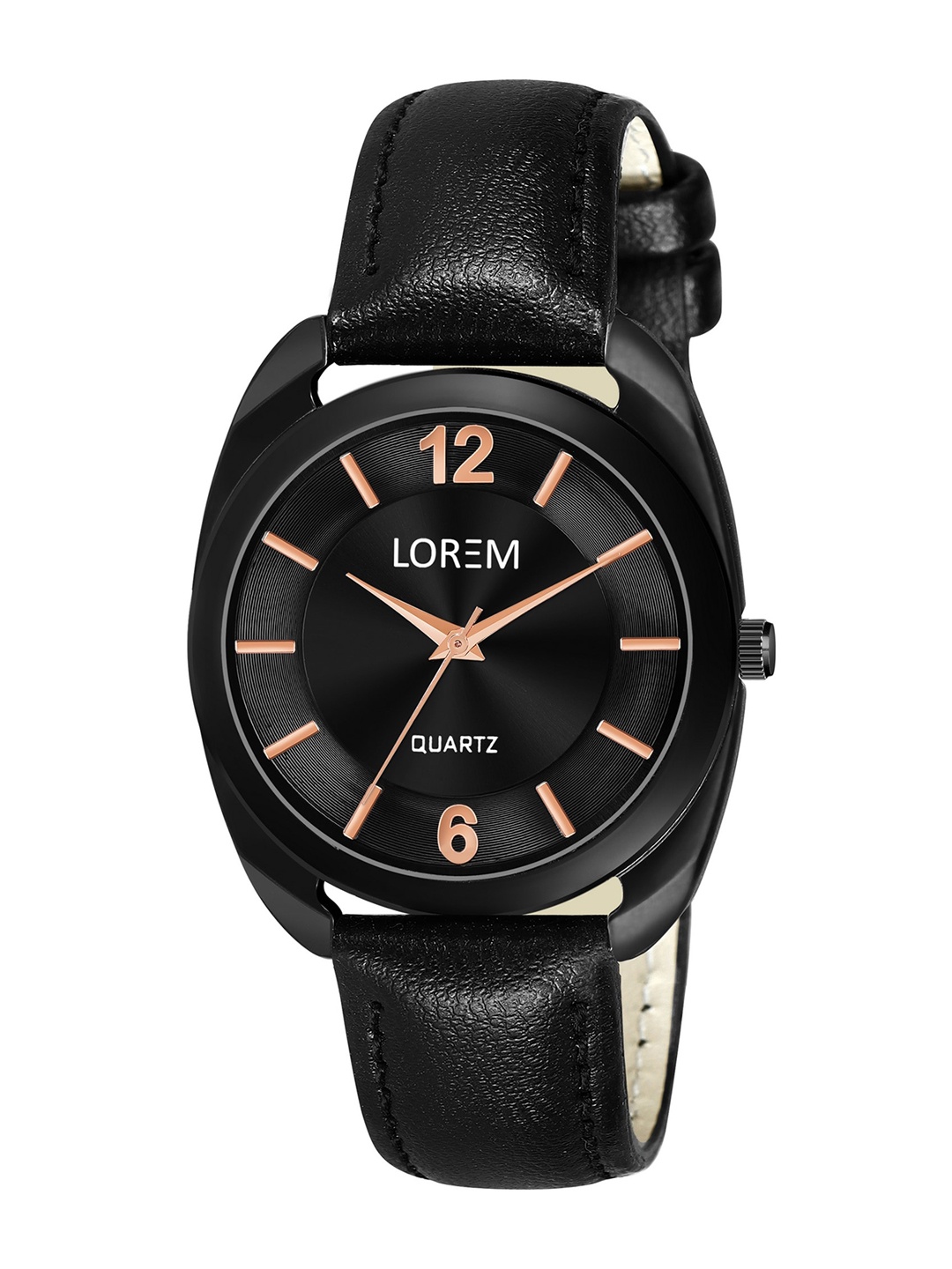 

FERRIZZO Women Round Dial & Regular Straps Analogue Watch LR322-FZ, Black