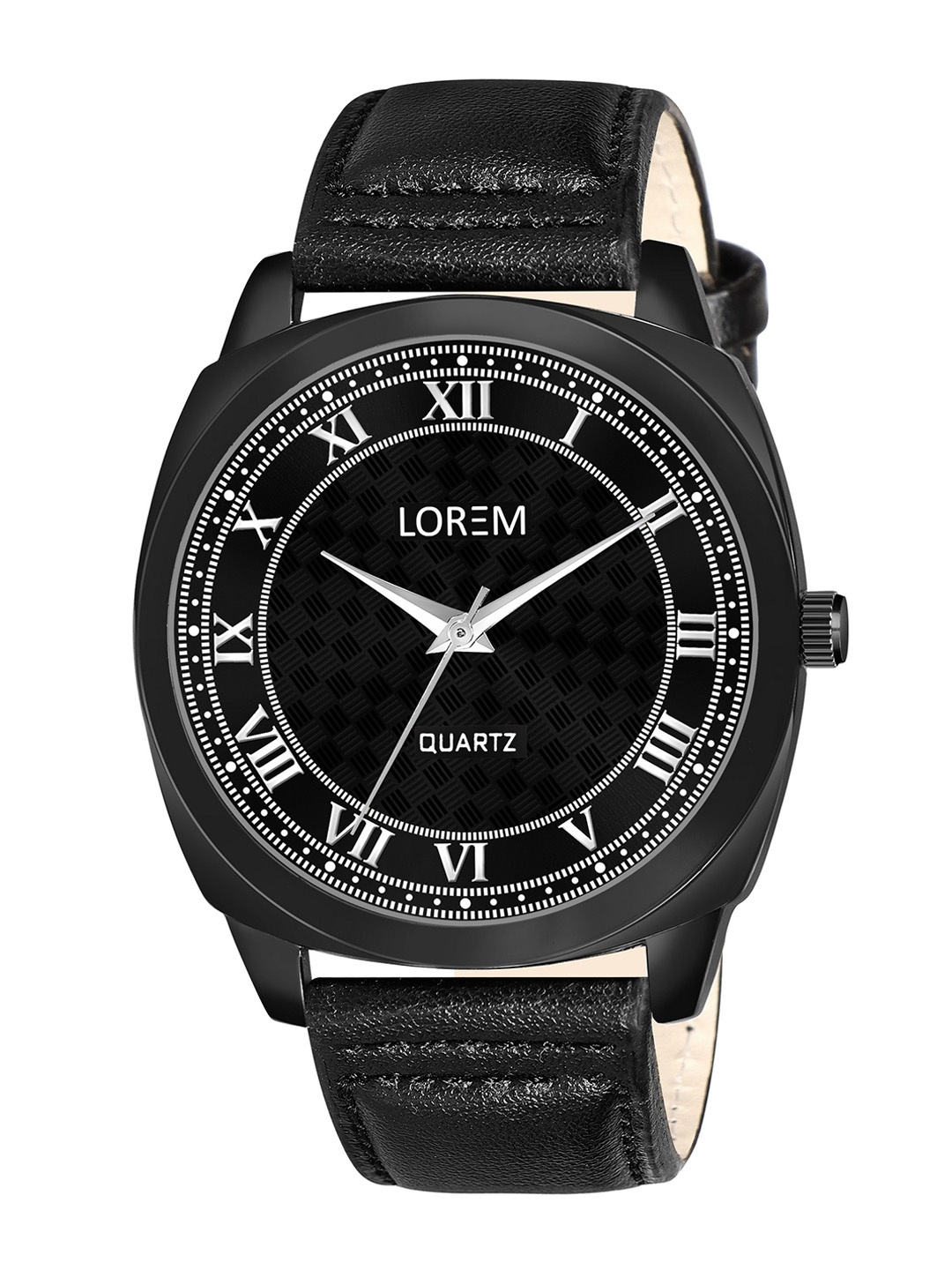 

FERRIZZO Men Round Dial & Regular Straps Analogue Watch LR88-FZ, Black