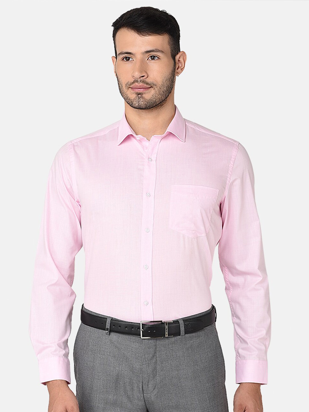 

INSPIRO Cotton Classic Opaque Formal Shirt, Pink