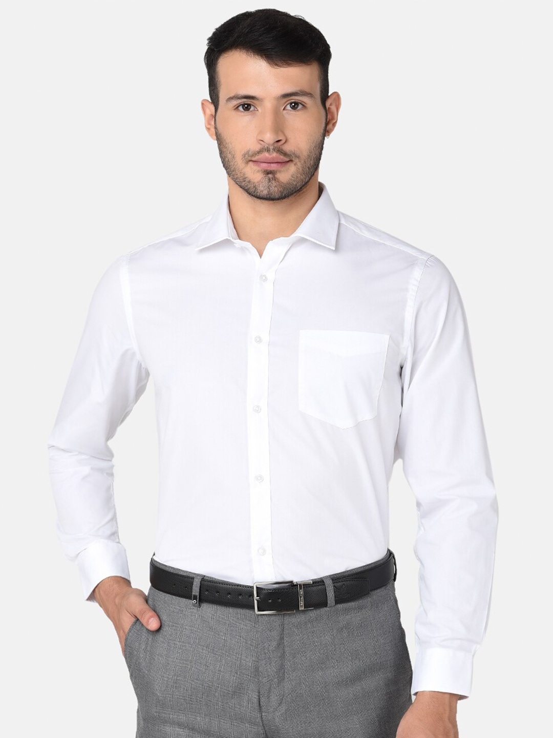 

INSPIRO Classic Cotton Opaque Formal Shirt, White