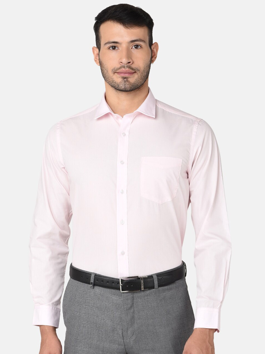 

INSPIRO Classic Cotton Opaque Formal Shirt, Pink