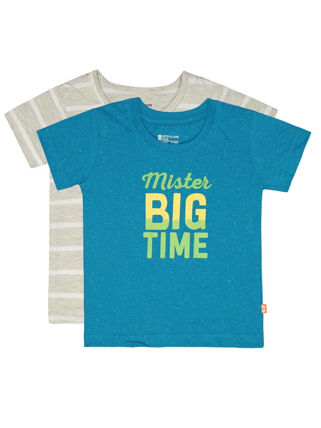 

Bodycare Boys Assorted Typography Printed Applique T-shirt