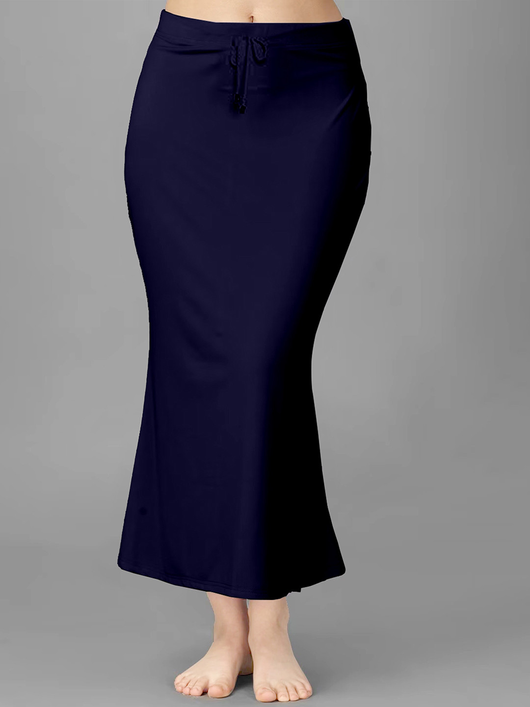 

Trendmalls Mid Rise Seamless Lycra Saree Shapewear, Navy blue
