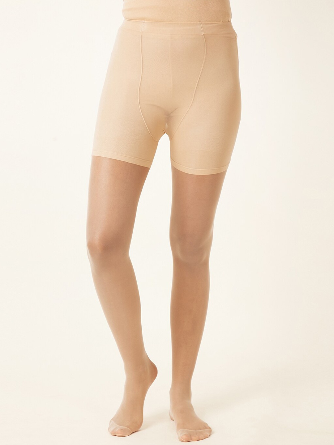 

FOREVER 21 Women Above-Knee Tights, Beige