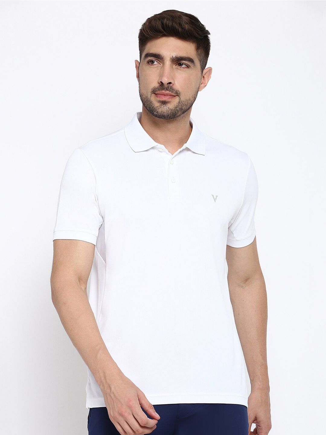 

Van Heusen Polo Collar Regular Fit Casual T-Shirt, White