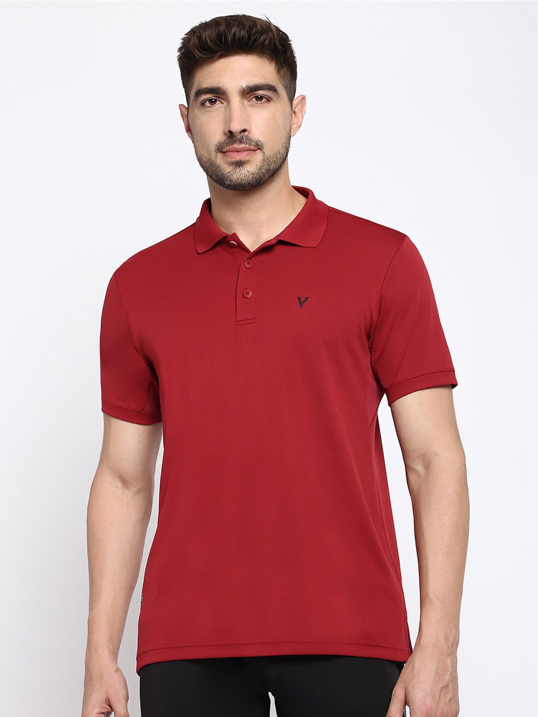 

Van Heusen Polo Collar Regular Fit Casual T-Shirt, Red