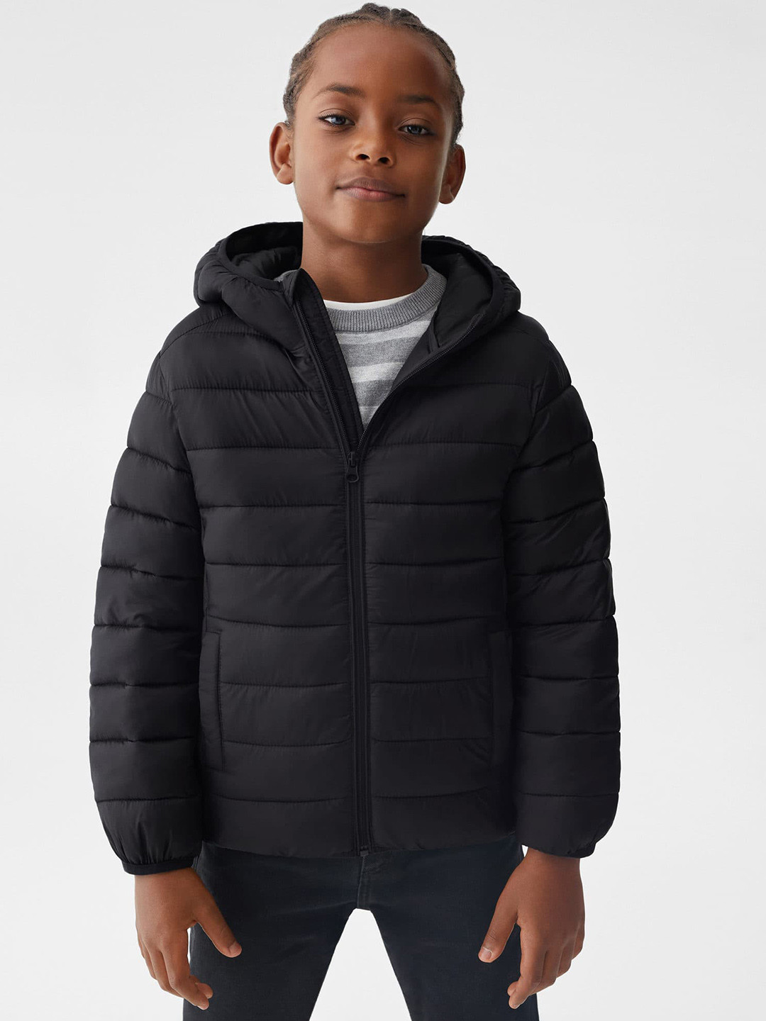 

Mango Kids Boys Padded Jacket, Black