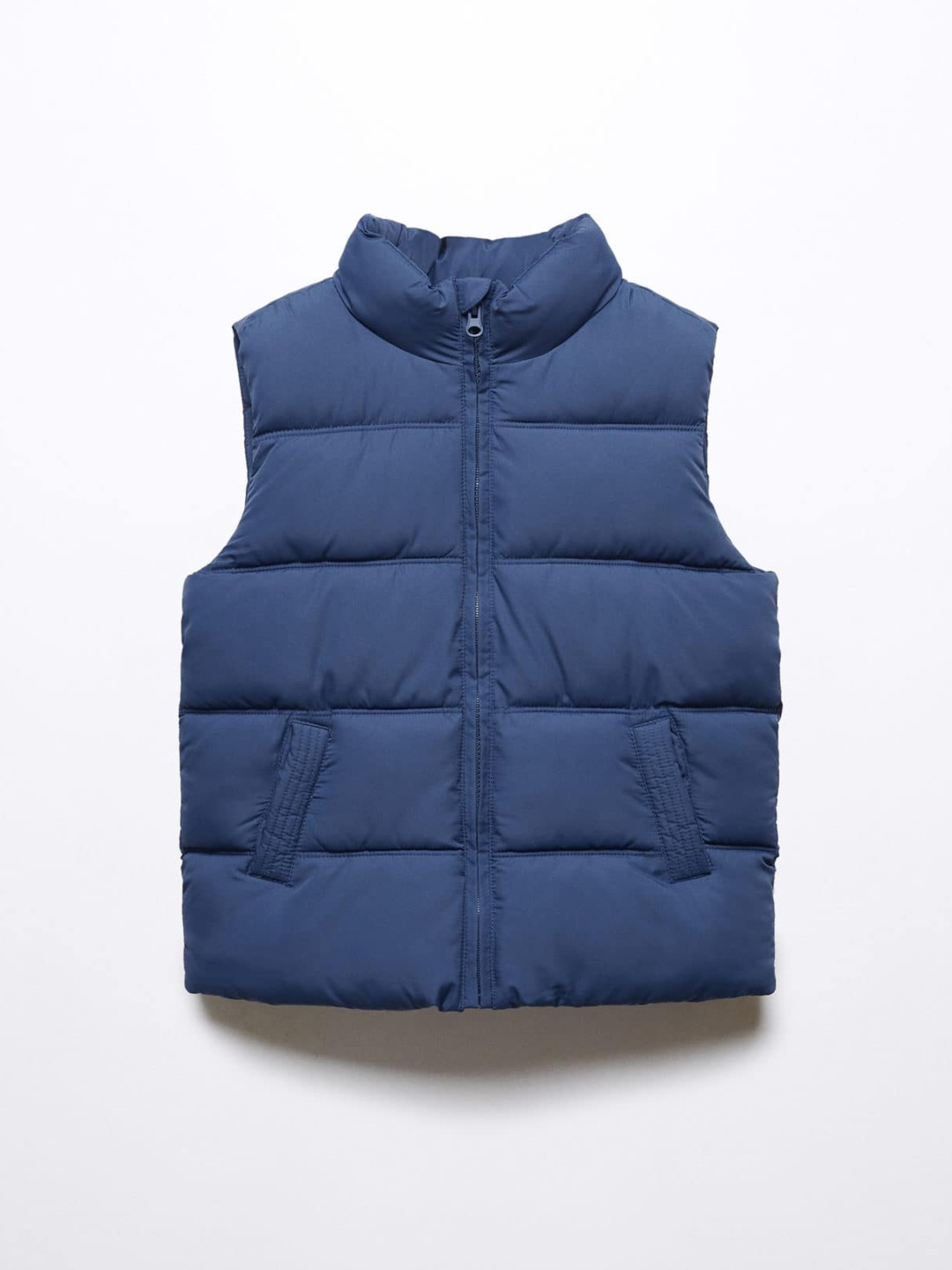 

Mango Kids Boys Sleeveless Padded Jacket, Blue