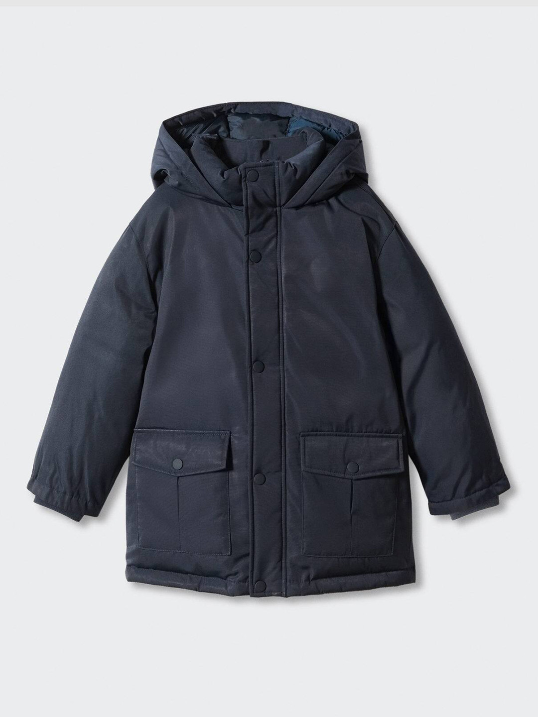

Mango Kids Boys Hooded Padded Jacket, Navy blue