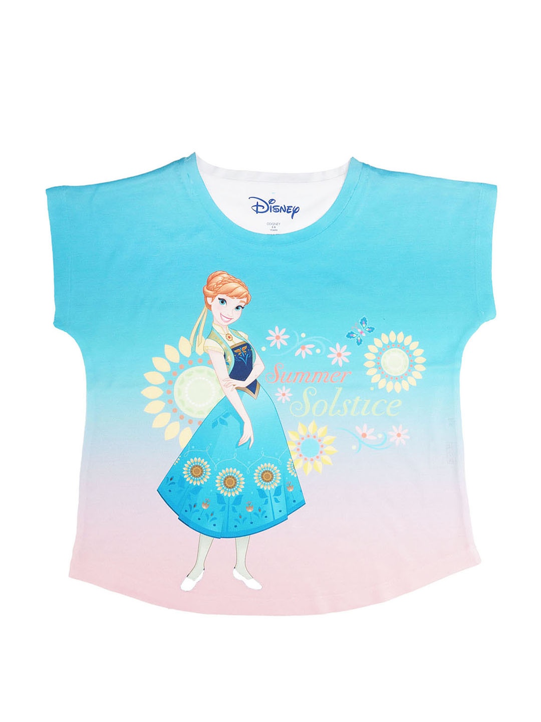 

Disney by Wear Your Mind Blue Printed Top