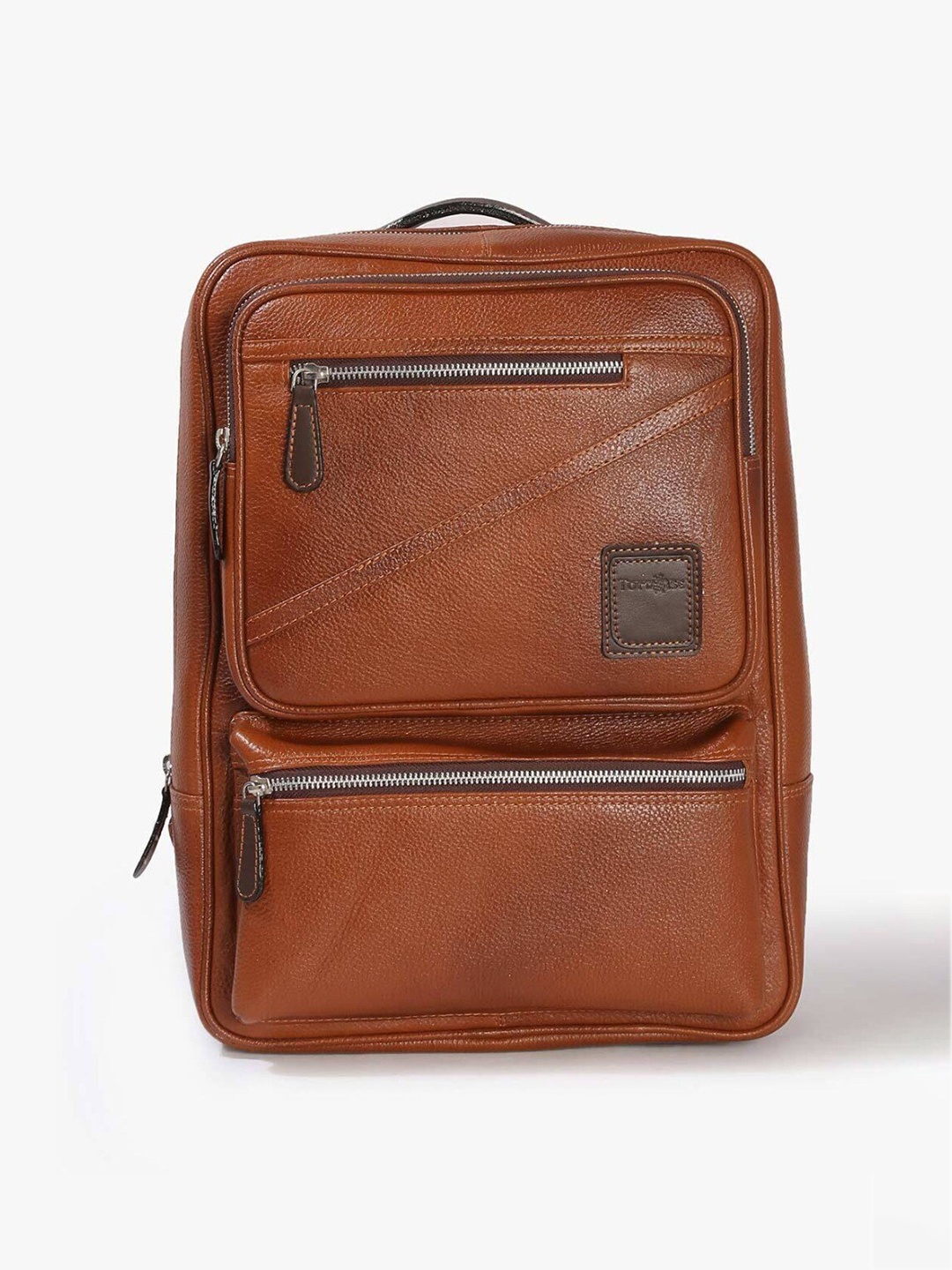 

Tortoise Men Lazaro Ergonomic Leather Backpack, Brown