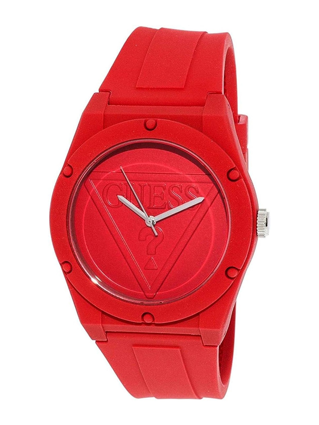 

GUESS Women Brass Printed Dial & Straps Analogue Watch W0979L3, Red