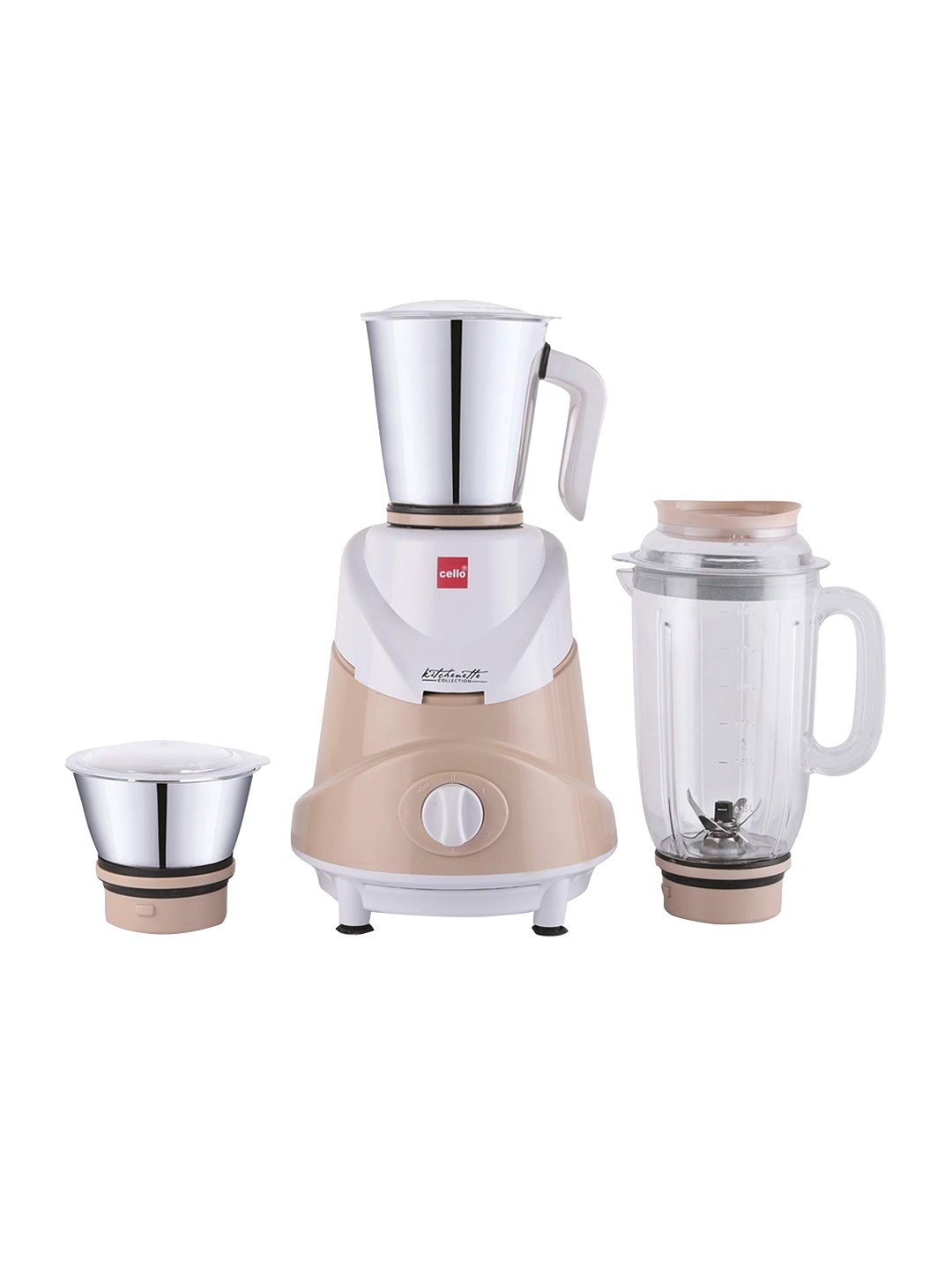 

Cello Grind-N-Mix Ertiga Stainless Steel Jar Mixer Grinder - 750 W, Brown
