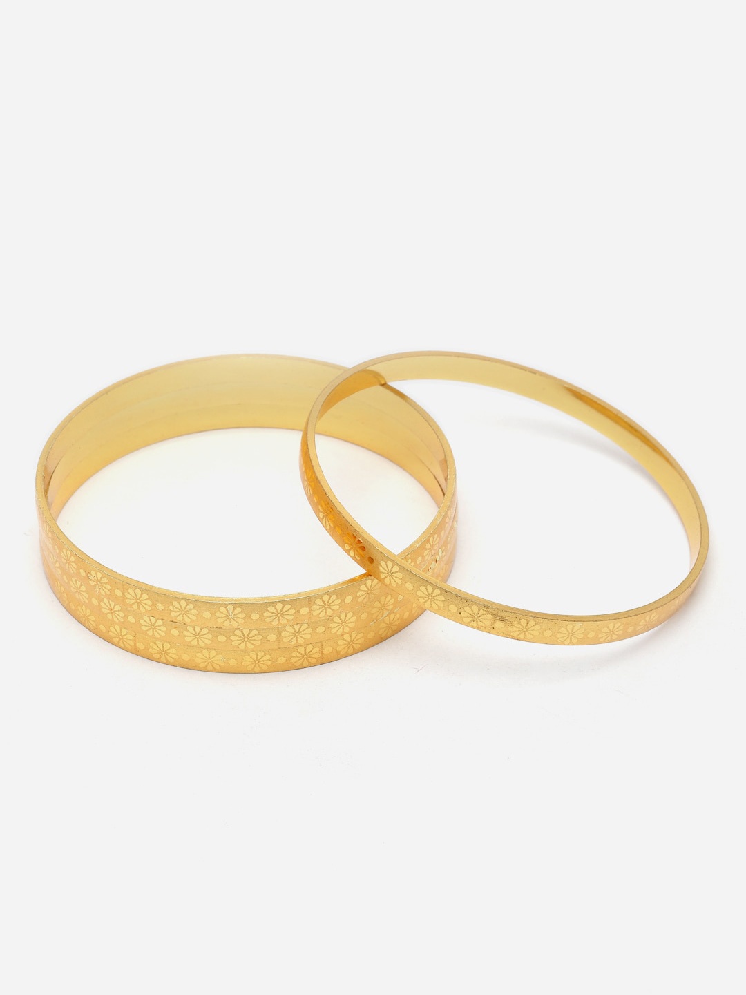 

Anouk Set Of 2 Gold-Plated Textured Bangles