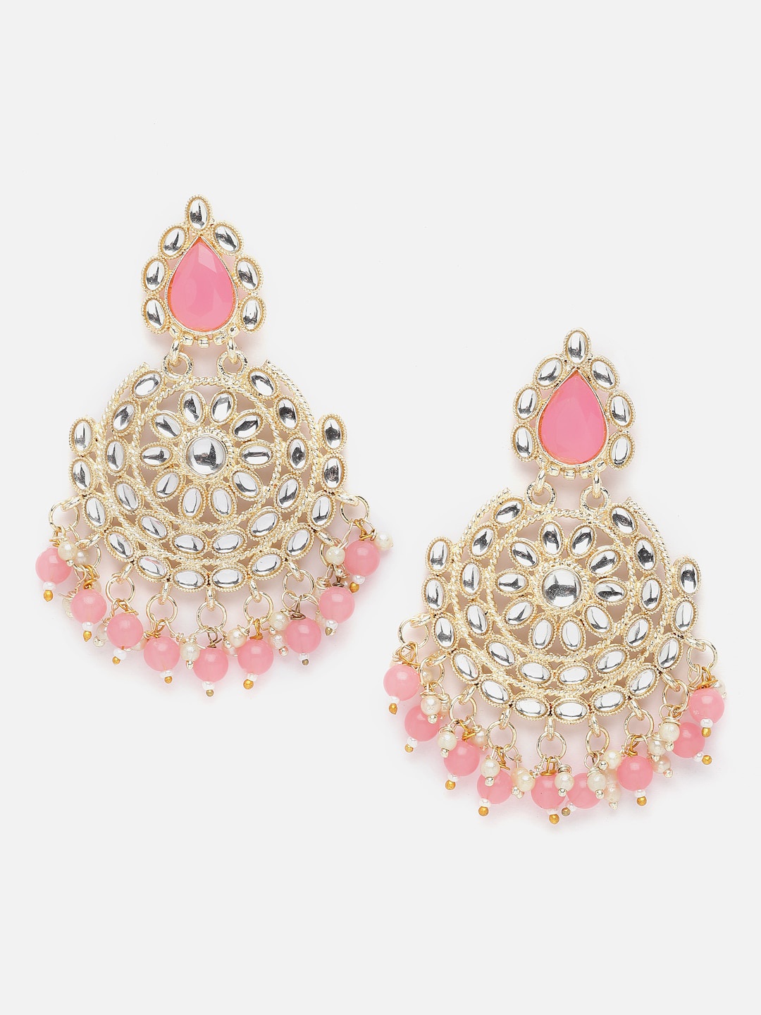 

Anouk Contemporary Kundan Earrings, Gold