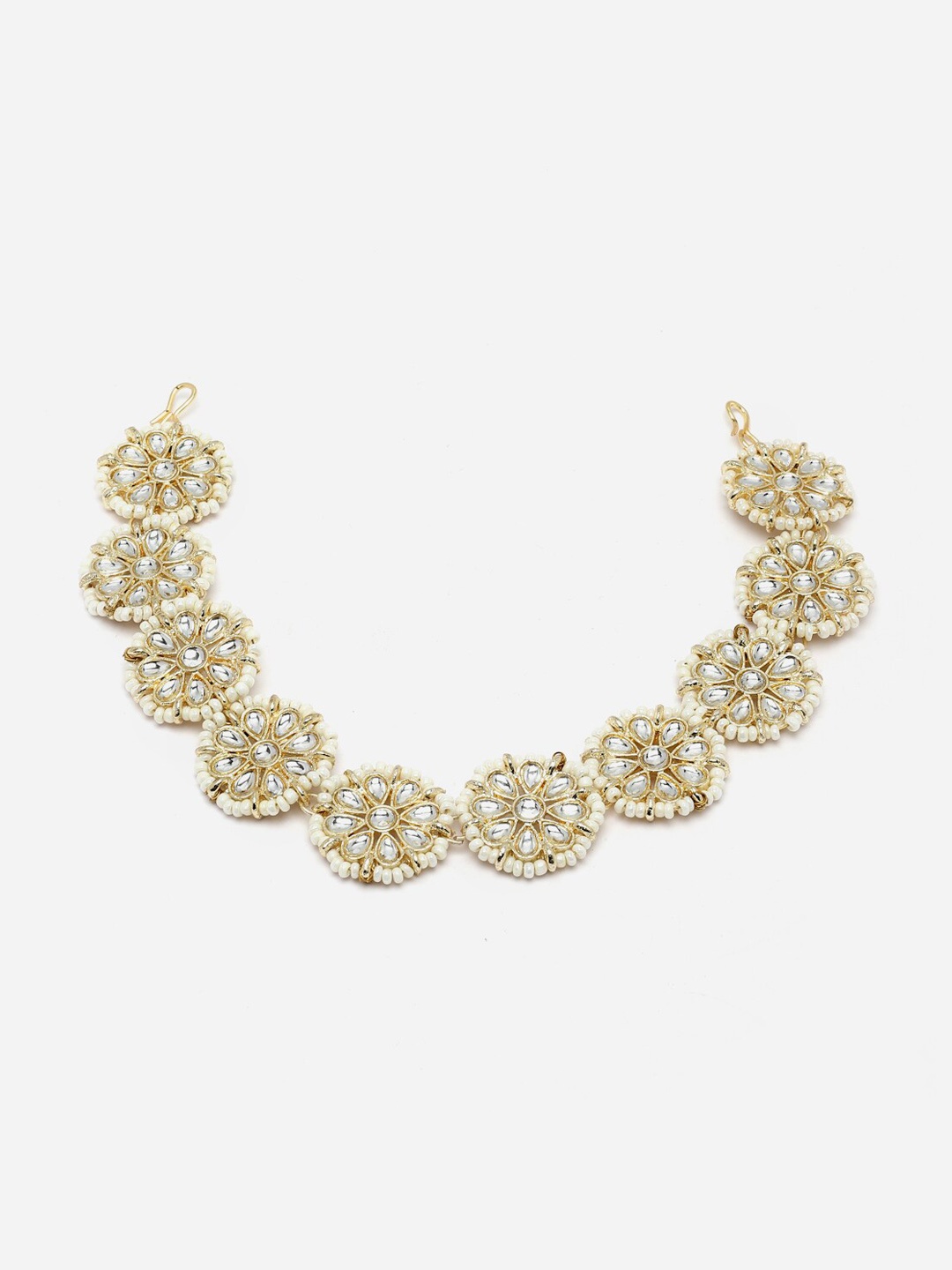 

Anouk Gold-Plated Kundan-Studded Matha Patti