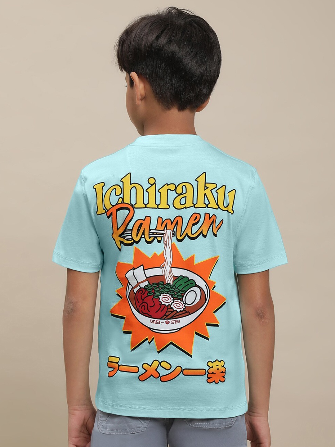 

Kids Ville Boys Naruto Printed Pure Cotton T-shirt, Blue