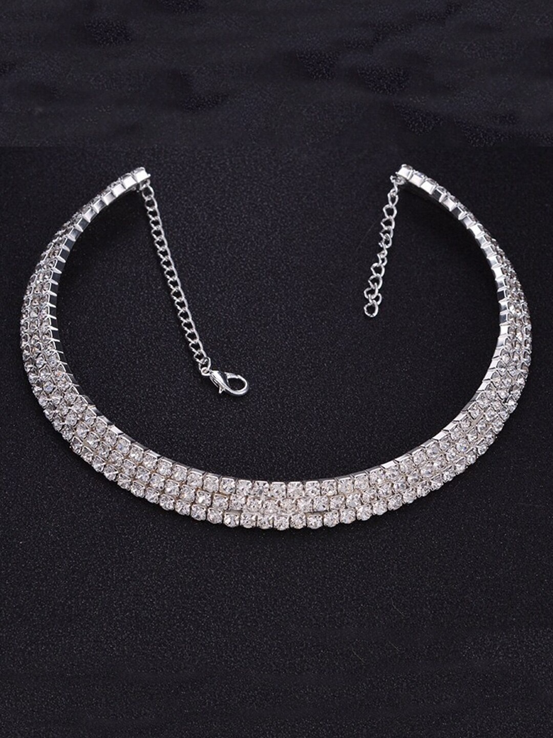 

YouBella Silver-Plated Necklace