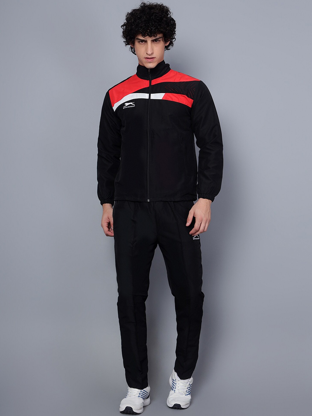 

Shiv Naresh Colourblocked Track Suit, Black