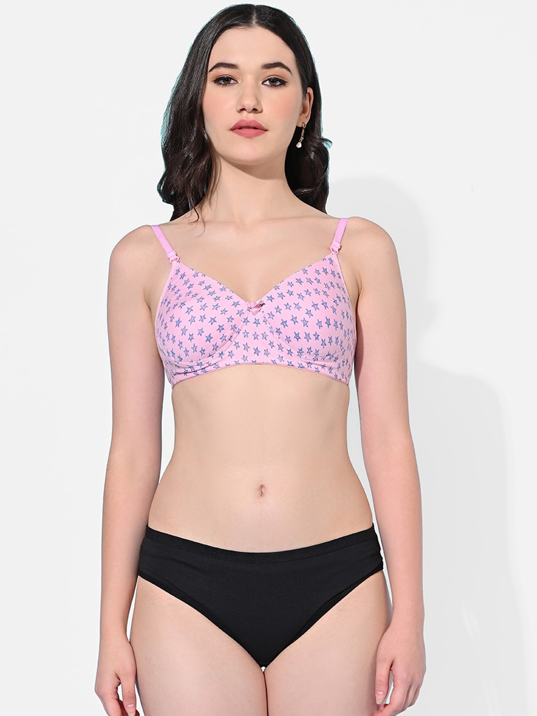 

FIMS Printed Lingerie Set, Pink